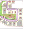 Potare alberi in un complesso residenziale privato
