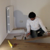 Levigatura e verniciatura parquet + posa pavimento in laminato
