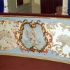Laccare delle porte con mostre annessa da un colore legno classico ad un colore grigio ghiaccio