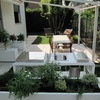Luce al tramonto in giardino