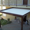 Installazione pergolato con tenda