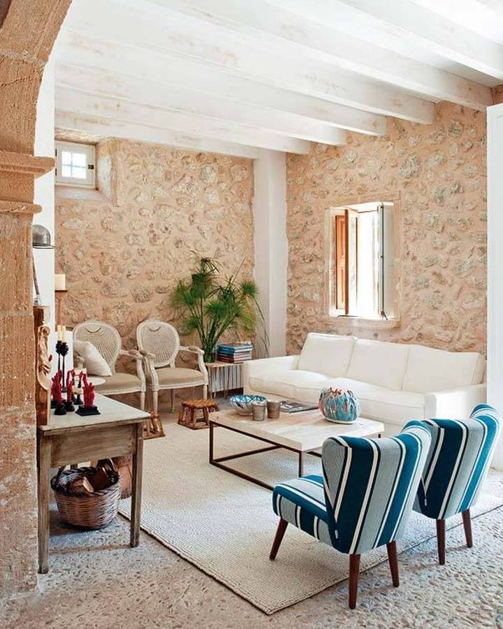 Foto: arredamento soggiorno casa rurale di valeria del treste ... Arredamento casa soggiorno