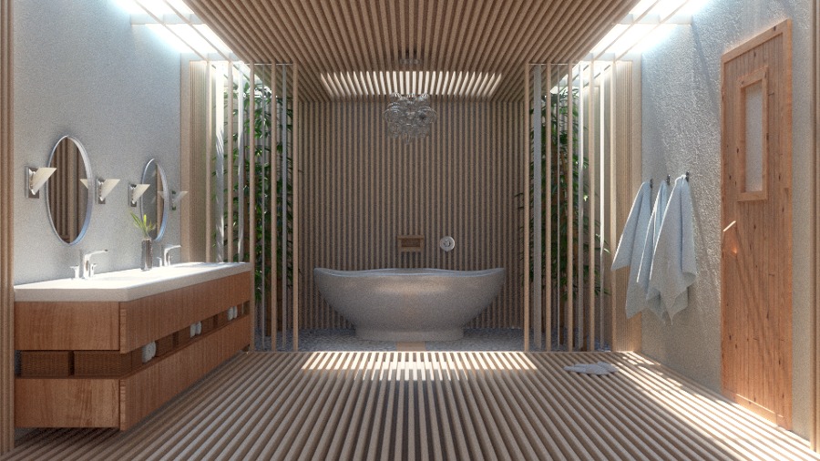 Foto: bagno con sauna di infinity home recovery and recycling ... Bagno con sauna