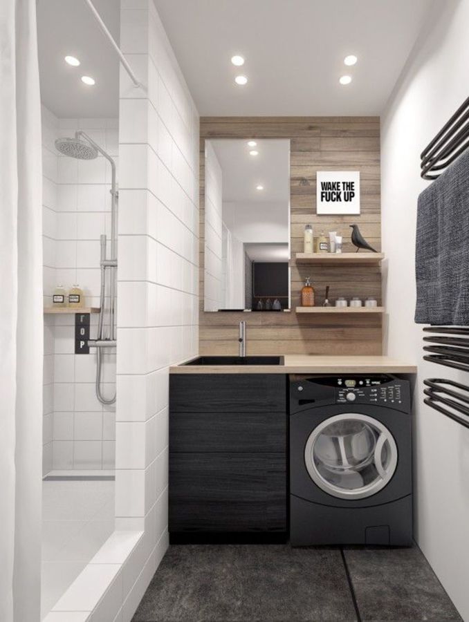 Foto: Bagno Moderno con Lavatrice di Manuela Occhetti #639526 ... Foto: Bagno Moderno con Lavatrice di Manuela Occhetti #639526 ...