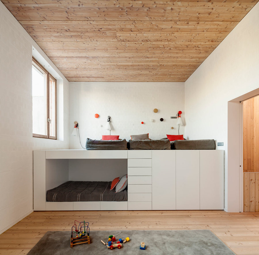Letto a soppalco ikea legno naturale : letto a castello con ...