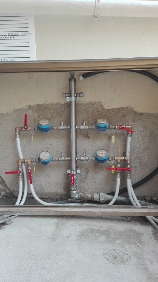 Collettore Acqua Ottone 1'' X 16mm PEX - 2 Circuiti Per Impianti Idraulici E Riscaldamento - Foto 12