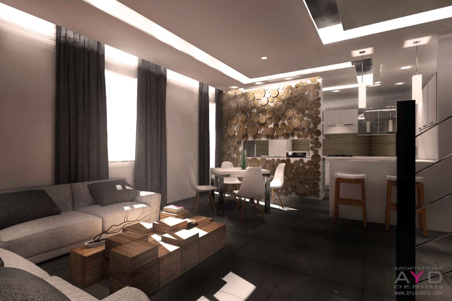 Foto: decorazione interni casa studio ayd torino di architetto luca ... Architettura interni case