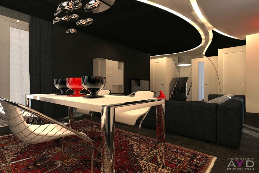 Foto: design interni studio ayd torino di architetto luca giuseppe ... Studio arredamento interni