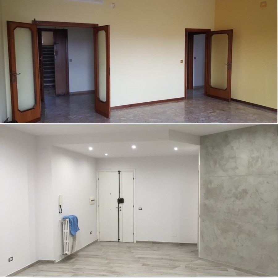 Foto: guardando lingresso prima e dopo di renova interiors #398567 ... Ristrutturazione casa prima e dopo