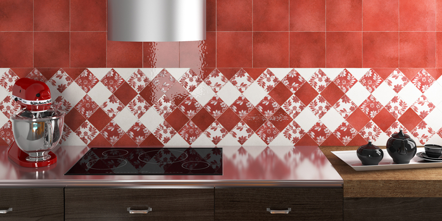 Piastrelle cucina reggio emilia: spezie marazzi. piastrelle gres ... Rivestimento cucina effetto muretto