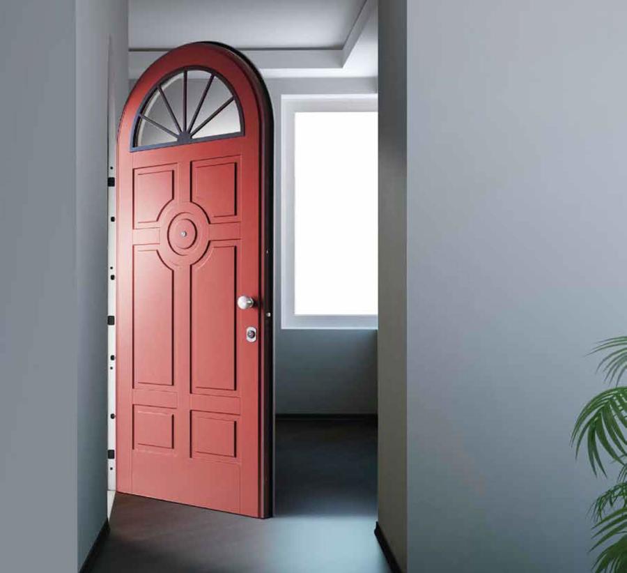 Foto: porta blindata rossa di marilisa dones #402954 habitissimo Immagini porte blindate