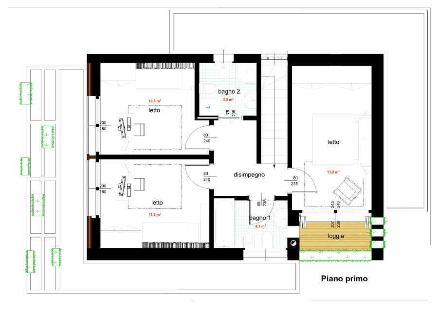 Foto: progetto di casa unifamiliare compatta(140 mq. di sul) a basso ... Architetto progetto casa