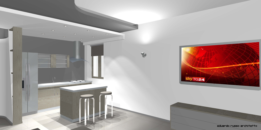 Progetto di ristrutturazione di un appartamento soluzione a b ... Progetti di ristrutturazione appartamenti