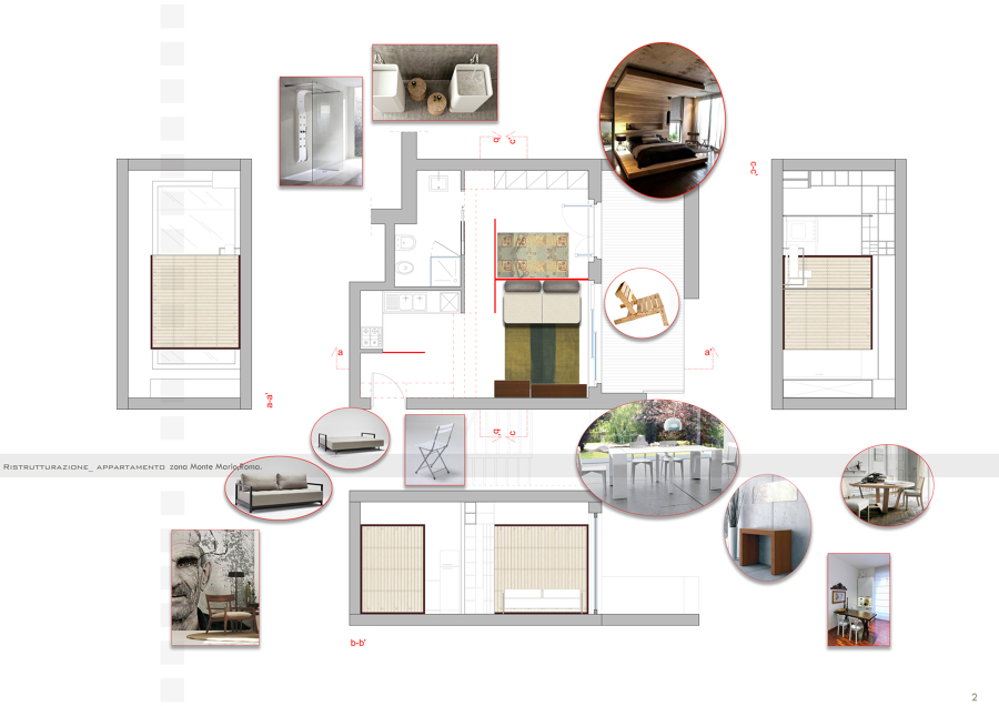 Foto: progetto ristrutturazione appartamento (60mq), roma ( rm ) di ... Ristrutturare appartamento 60 mq