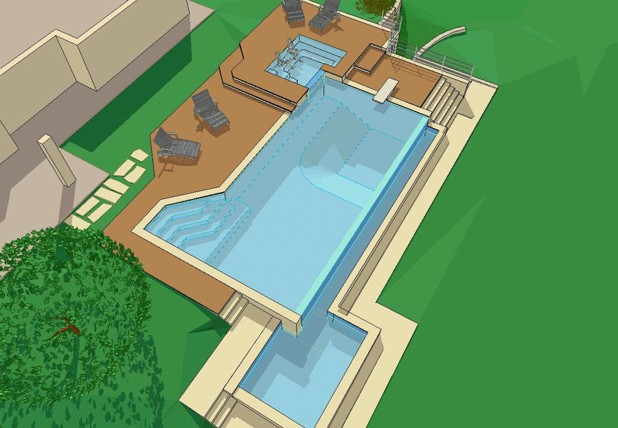 Foto: progetto di piscine & piscine #46257 habitissimo Preventivo piscina a sfioro