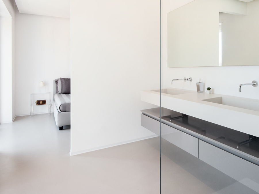 Resina per pareti bagno. doccia prima doccia dopo su parete ... Pittura resina per pareti