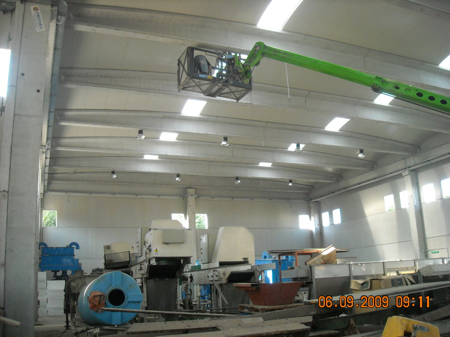 Foto: realizzazione nuovo impianto elettrico capannone industriale ... Impianto elettrico nuovo