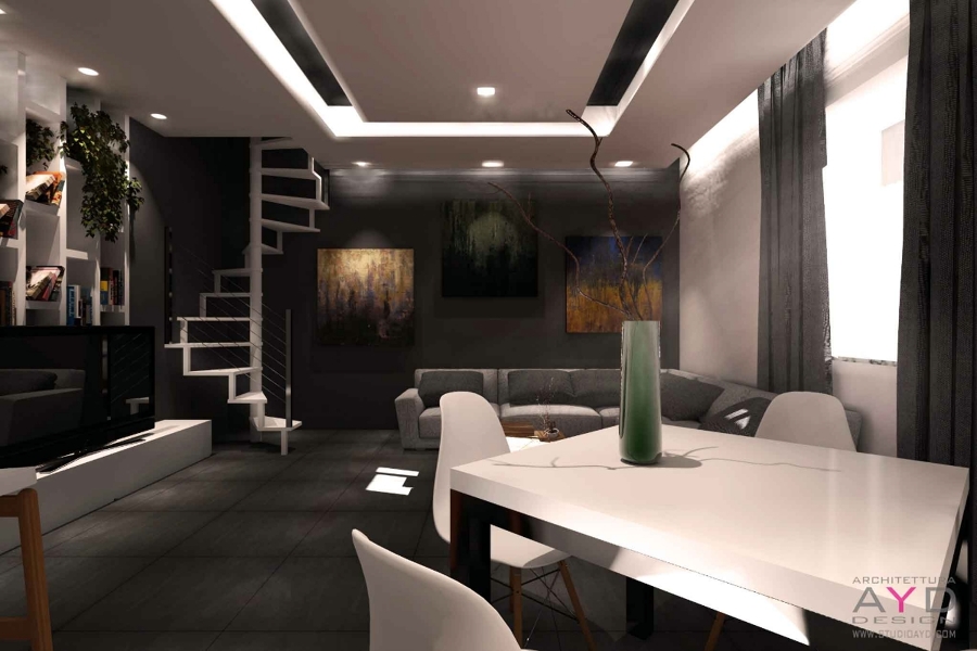 Foto: ristrutturazione soggiorno design torino studioayd di ... Soggiorni moderni di design
