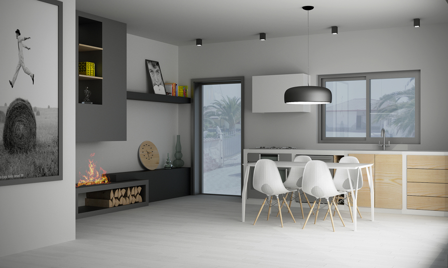 Foto: salotto open space di polytropon general contracts srl #478401 ... Salotto open space