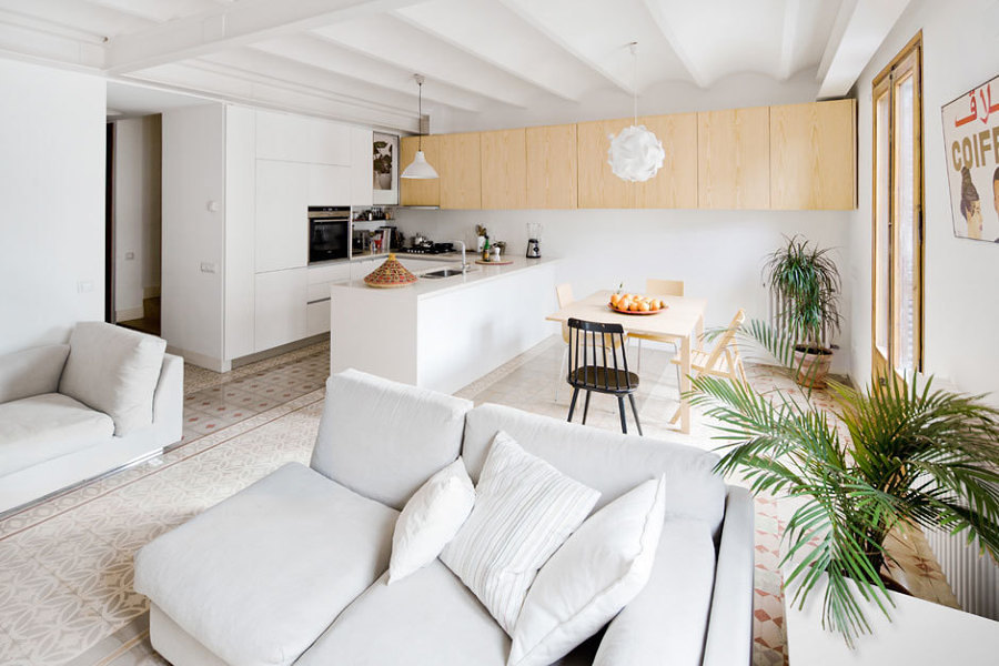 Foto: Uno Spazio Unico Per il Salotto, la Sala da Pranzo e la Cucina ... Foto: Uno Spazio Unico Per il Salotto, la Sala da Pranzo e la Cucina ...