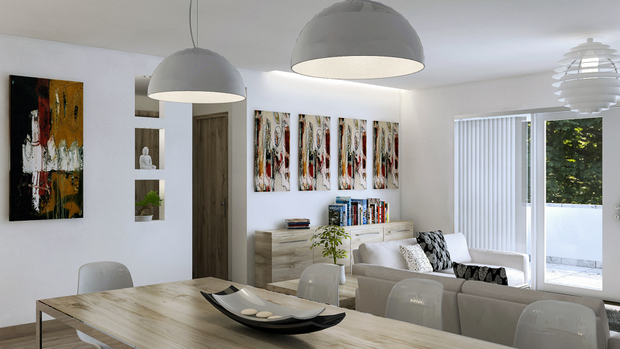 Foto: zona soggiorno e disimpegno di avarch #493646 habitissimo Zona soggiorno