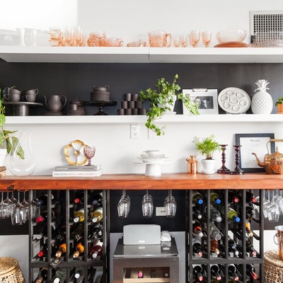 Costi e info per realizzare angolo bar in cartongesso habitissimo Mensole per bar prezzo