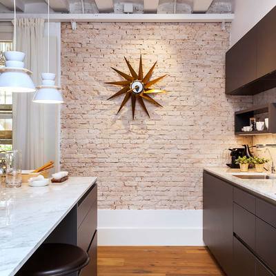 Stile industrial chic con dettagli cool