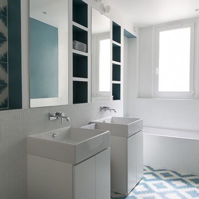 librerie in cartongesso per il bagno