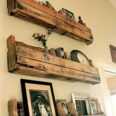 Idee e foto di mensole con pallets per ispirarti habitissimo Mensole con pallet