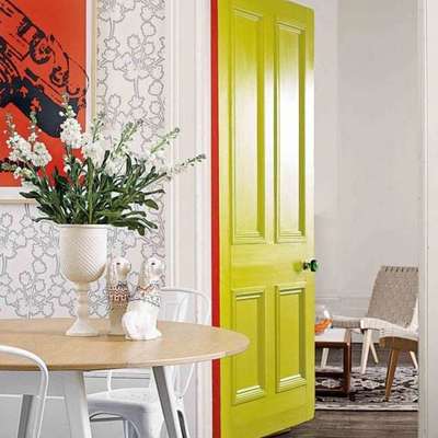 Porte dipinte con il chalk paint che ti lasceranno a bocca aperta