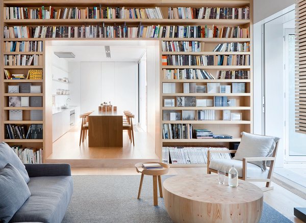Foto: libreria su misura in legno di rossella cristofaro #390005 ... Librerie su misura a roma