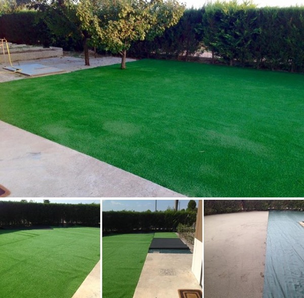 Foto: posa erba sintetica di giardini&giardini #402359 habitissimo Posa erba sintetica su terrazzo