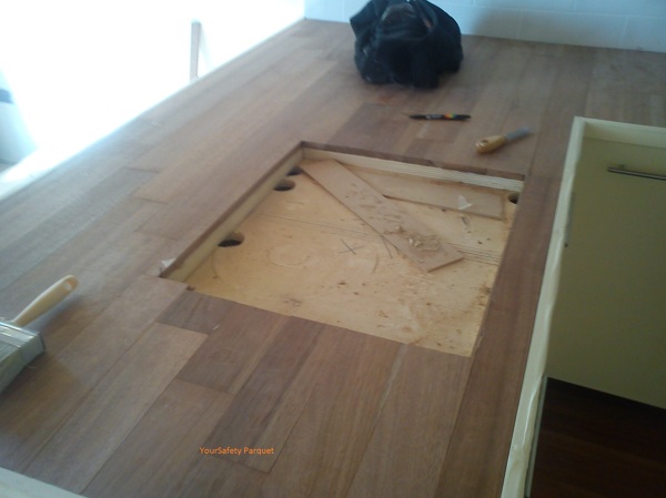 Foto: Piano Cucina In Teak di Yoursafety Parquet #325179 - Habitissimo Foto: Piano Cucina In Teak di Yoursafety Parquet #325179 - Habitissimo