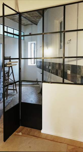 Foto: vetrata in ferro e vetro di architetto sara ranieri #556095 ... Vetrate in ferro
