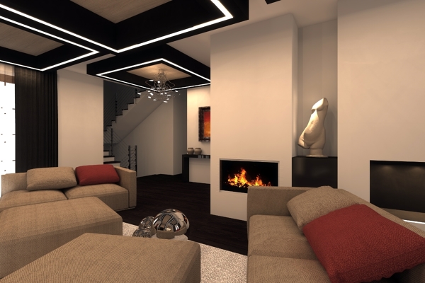 Foto: camino design progetto interni torino studioayd di architetto ... Progettazione interni torino