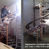 Corrimano in legno scala