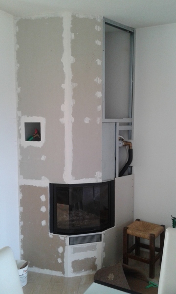 Rivestimento termo camino habitissimo Termocamini rivestimenti moderni
