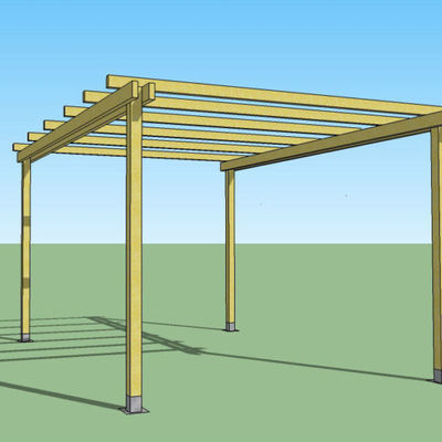 Costruire gazebo in legno su terrazza nardò (le) nardò (lecce ... Progetto gazebo in legno