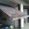 Restaurare basculante in legno (causa alluvione)
