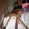 Riparare sedia del seggiolone in legno