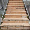 Ripavementazione scala esterna rampa dritta