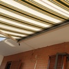Installazione tenda da sole motorizzata per giardino