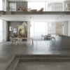 Pavimento in microcemento interno capannone esistente