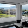 Veranda con tende in pvc