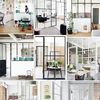 Realizzazione e montaggio di vetrata in stile industriale