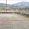 Costruzione di un muro con cancello scorrevole senza motore