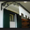 Istallazione pensilina liberty con tenda a casa