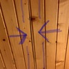 Perline soffitto da sistemare e verniciare