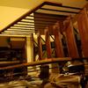 Verniciatura corrimano scala