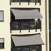 Tende da sole esterne a braccio struttura grigia ral tenda 7001